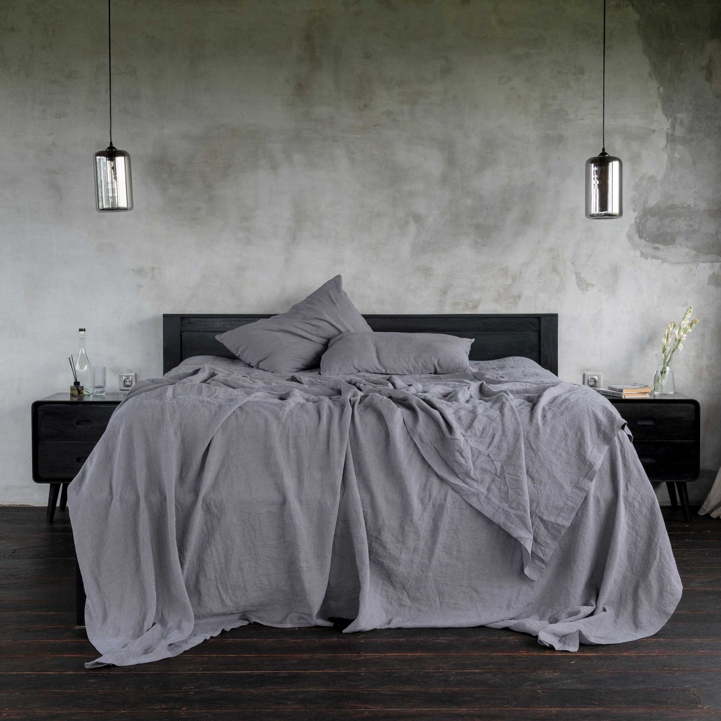 Linen Flat Sheet with Pillowcases | Linen Flat Sheet