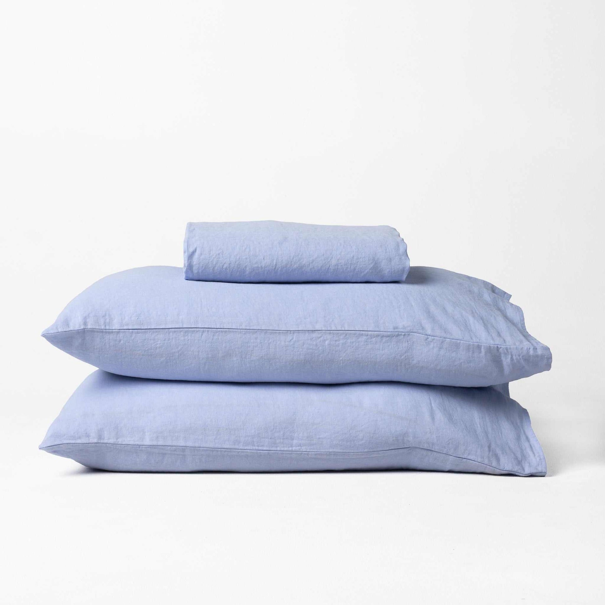 Linen Flat Sheet with Pillowcases | Linen Flat Sheet