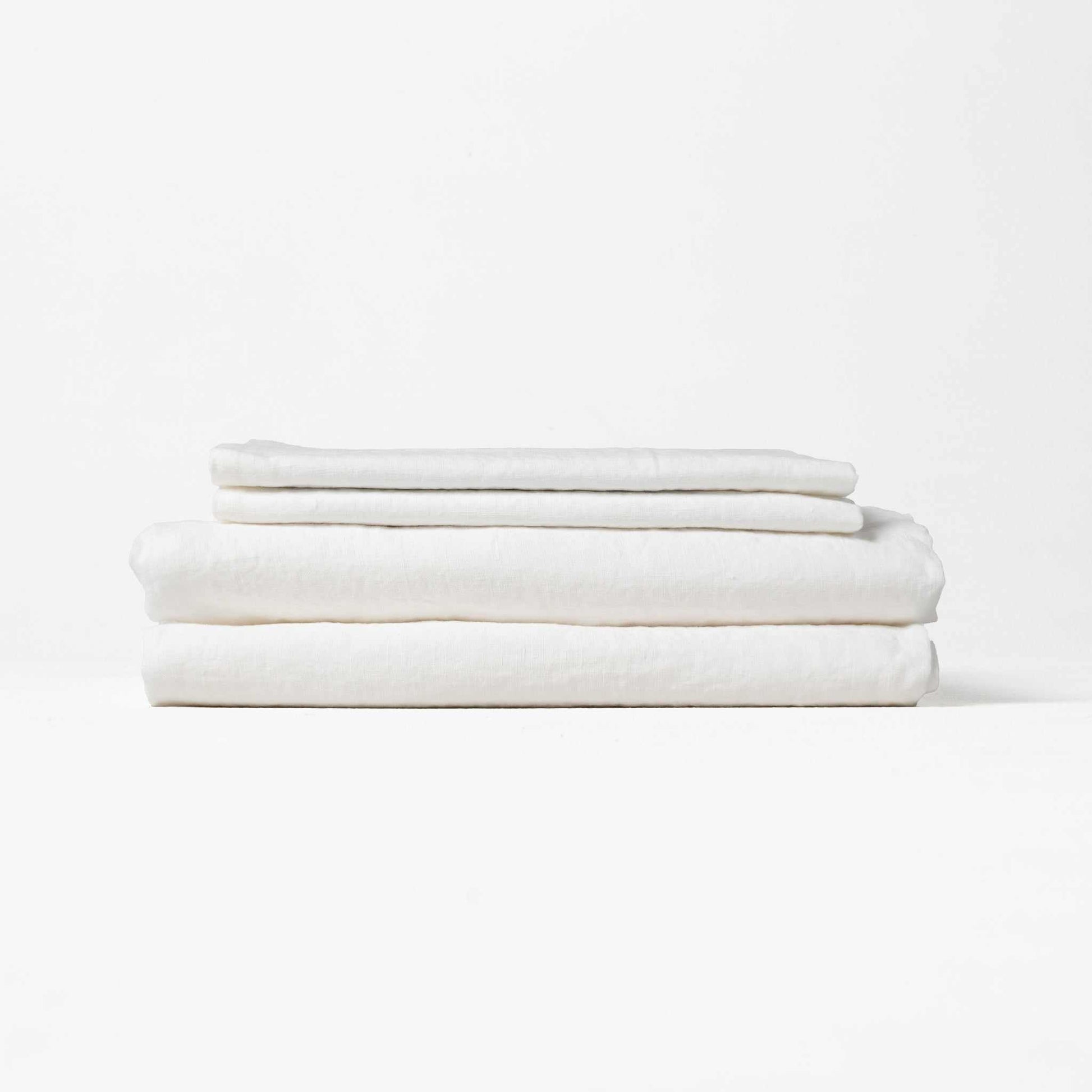 Linen Flat Sheet with Pillowcases | Linen Flat Sheet